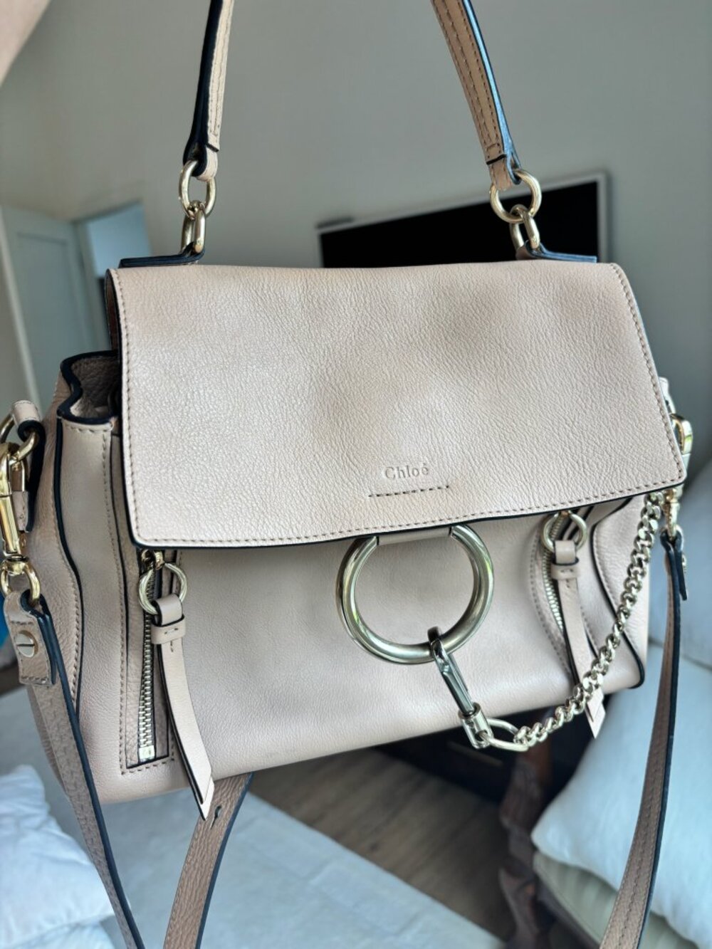 Chloe Tan Medium Faye Day Bag